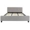 Flash Furniture Platform Bed, Tribeca, King, Light Gray HG-28-GG - alternate 2